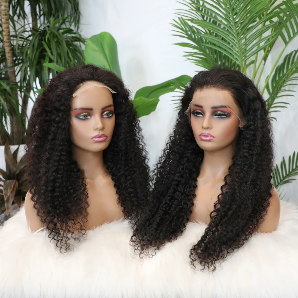 13x4 Transparent Lace Wig for American Black Women Deep Wave 13x4 Hd Lace Frontal Wigs Raw Vietnamese Human Hair Lace Front