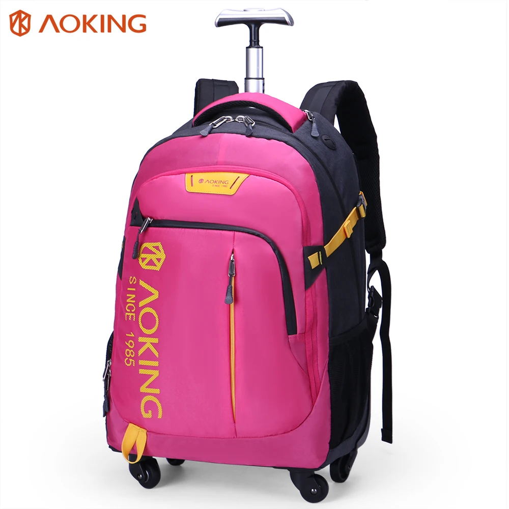 

Aoking luggage bags trolley backpack with detachable trolley, trolley backpacks for girls