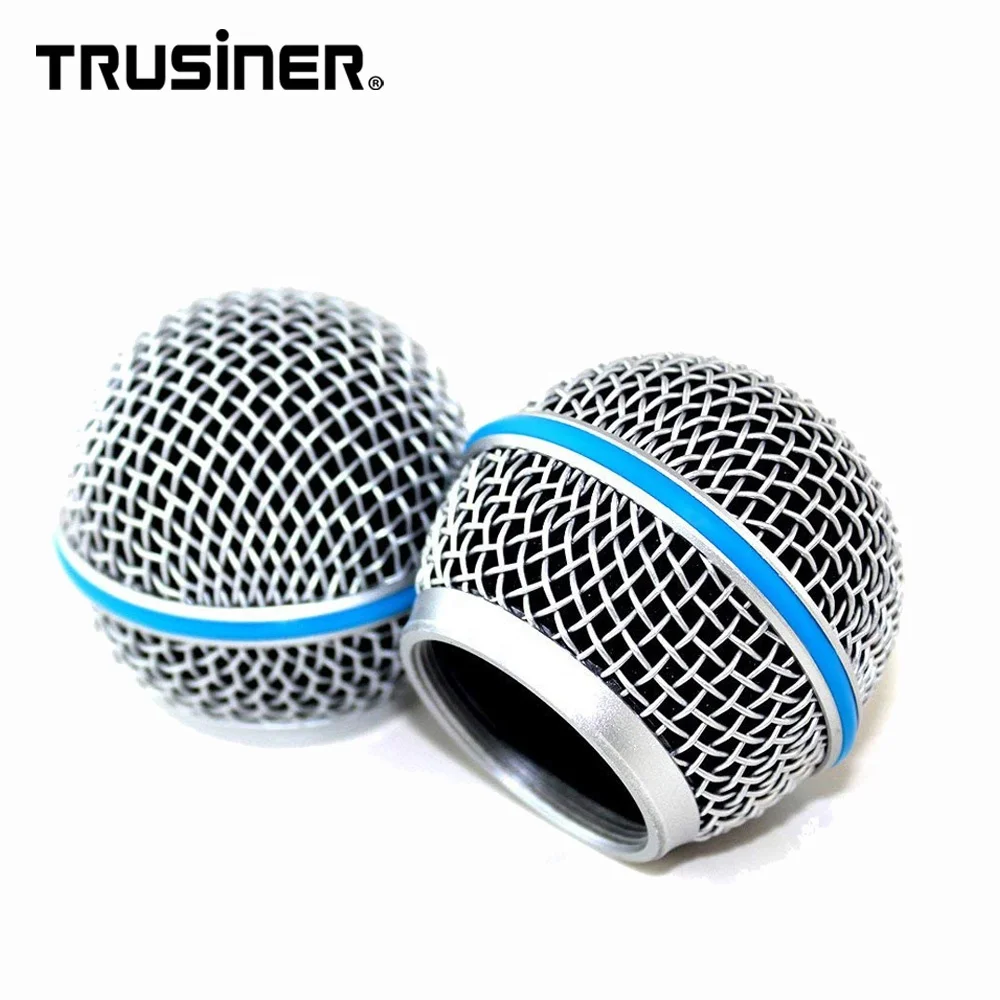

High Quality Replacement Steel Mesh Microphone Grill Head for Mic