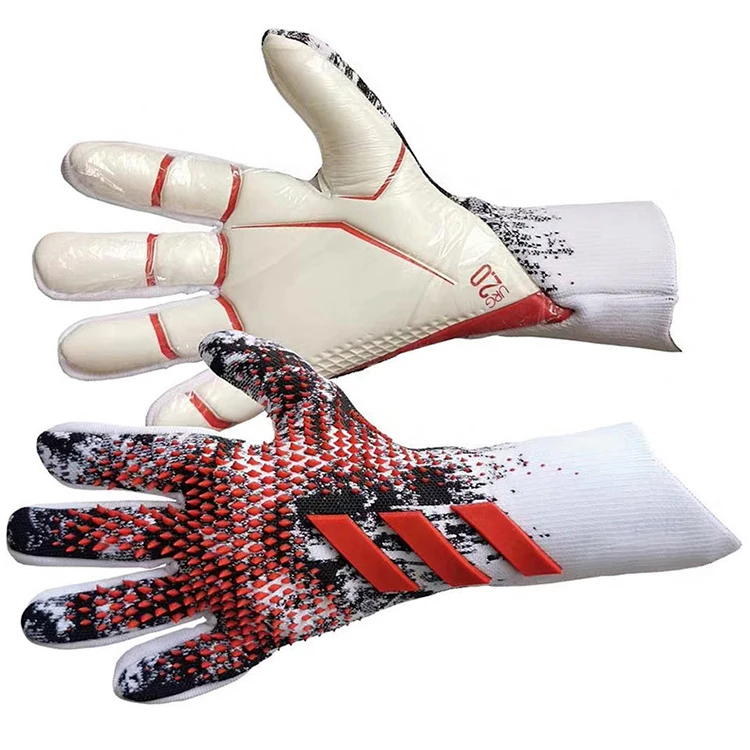 

Goalkeeper Gloves for Youth & Adult Premium Quality Latex Palm & Back Hand Finger Spine Protection & Double Layer Wristband