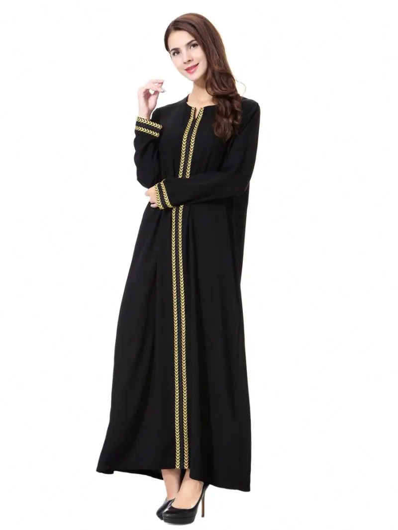 

2021 Islamic clothing Wholesale hight quality muslim party wear hijab dress