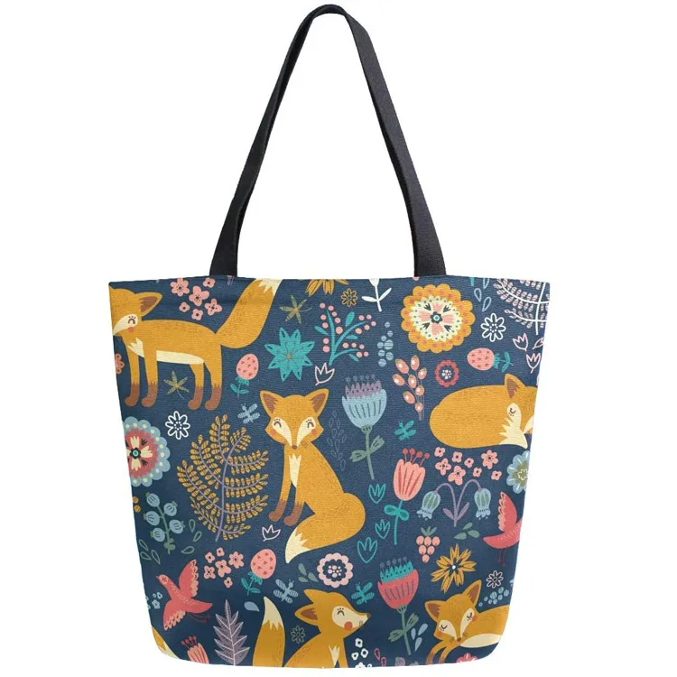 

New Unicorn Canvas Tote Bag single shoulder bag shopping sundry bag can be printed