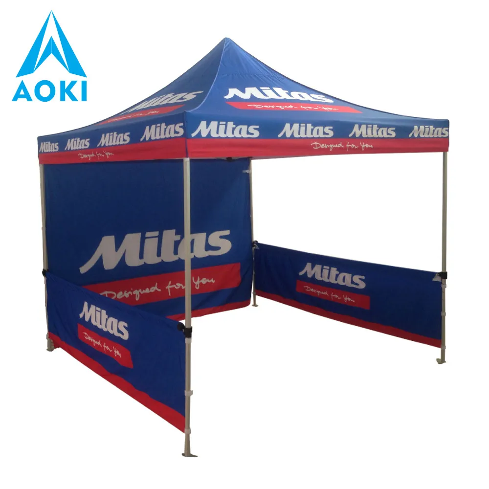 Custom Design Folding Tents 40*40mm hexagon frame hot sale 10X10 Pop Up Canopy Tent Market advertising outdoor Gazebo