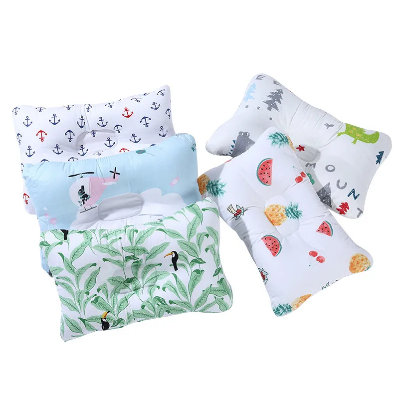 

Baby Pillow Head Shaping Pillow Wholesale Retail 100% Cotton Baby Sleeping Pillow