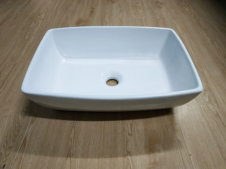 Factory Price Square Ceramic Basin Top