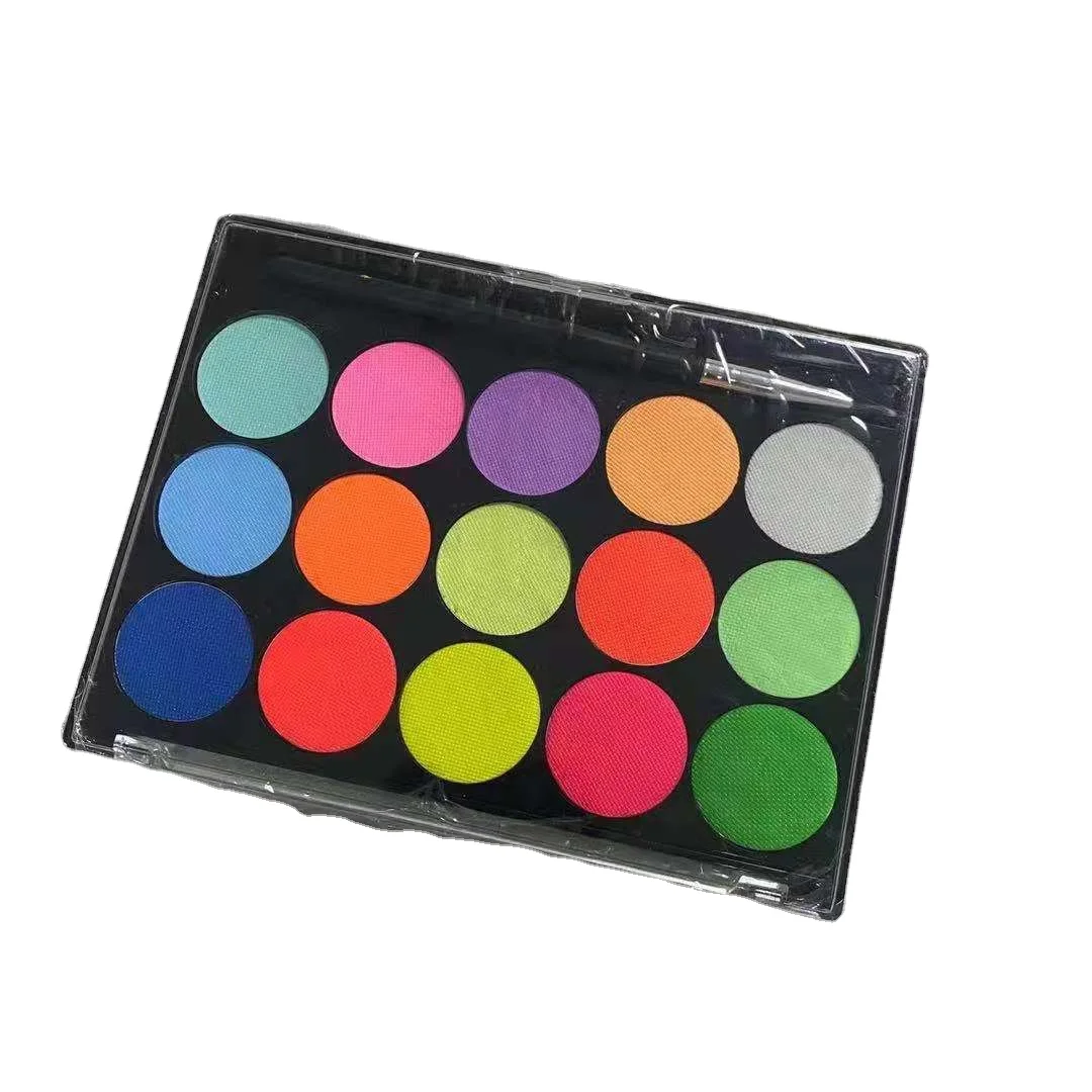

15 UV Colors water Face Paint and Body Paint Kit Pallet, 15 colors