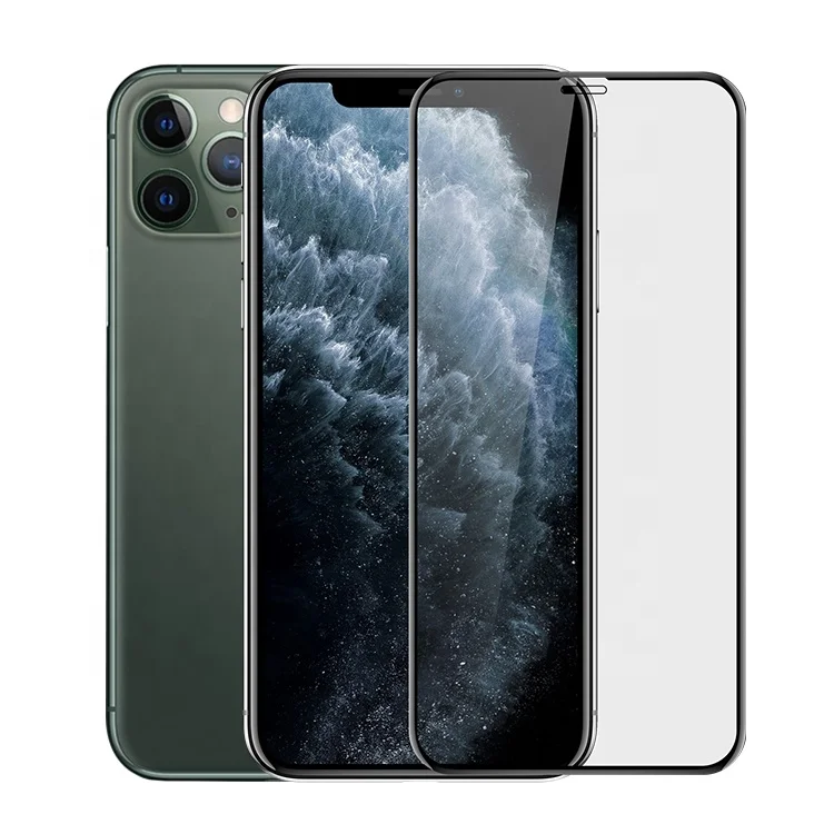 

9H Anti Explosion 3D Silk Print Tempered Glass Screen Protector For iPhone, Black