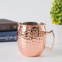 

High quality Food grade stainless steel beer cup copper mug