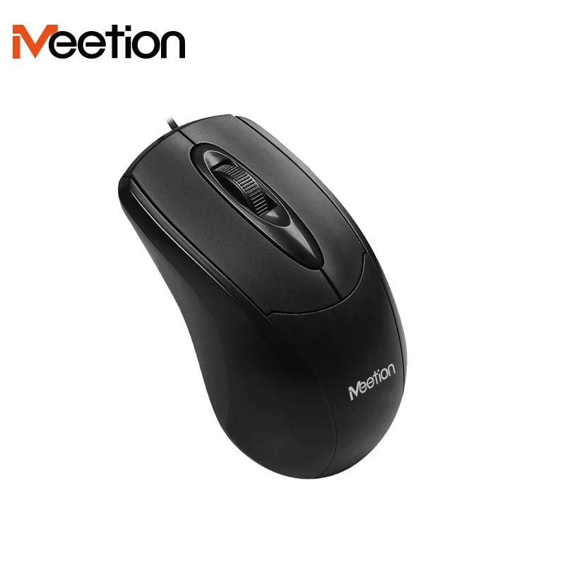 

Meetion Manufacturer Cheapest 1 dollar 1000 DPI 3D Optical USB Computer Accessories Computer Wired Mouse, Black