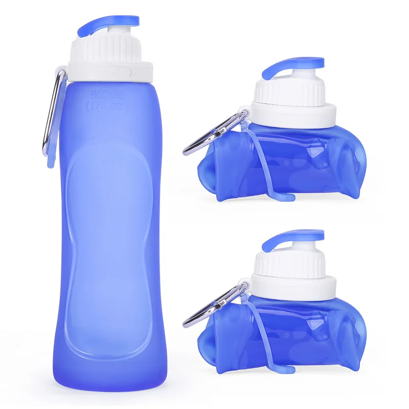 

Kean Hot Save Food Safety Portable Silicone Collapsible Water Bottle