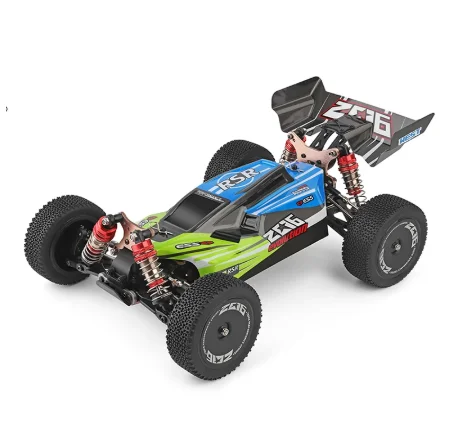 

2022 Hot WLtoys 144001 1/14 Racing RC Car 60KM/H 4WD Electric High Speed Car Off-Road Drift Remote Control Toys for Children, Blue/ red