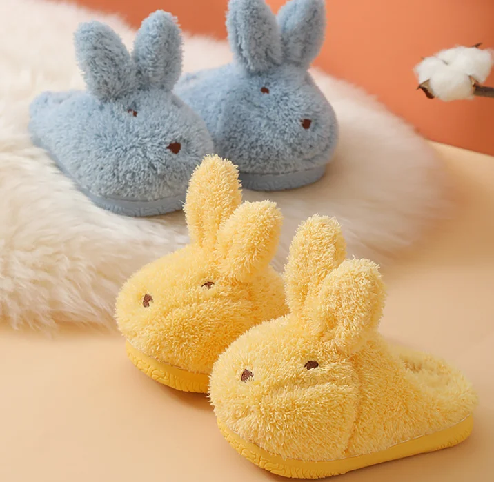 

Winter indoor boys and girls cartoon home children's cotton slippers children's slippers baby cute cotton slippers warm shoes, Brown, blue, yellow, pink, rose, grey