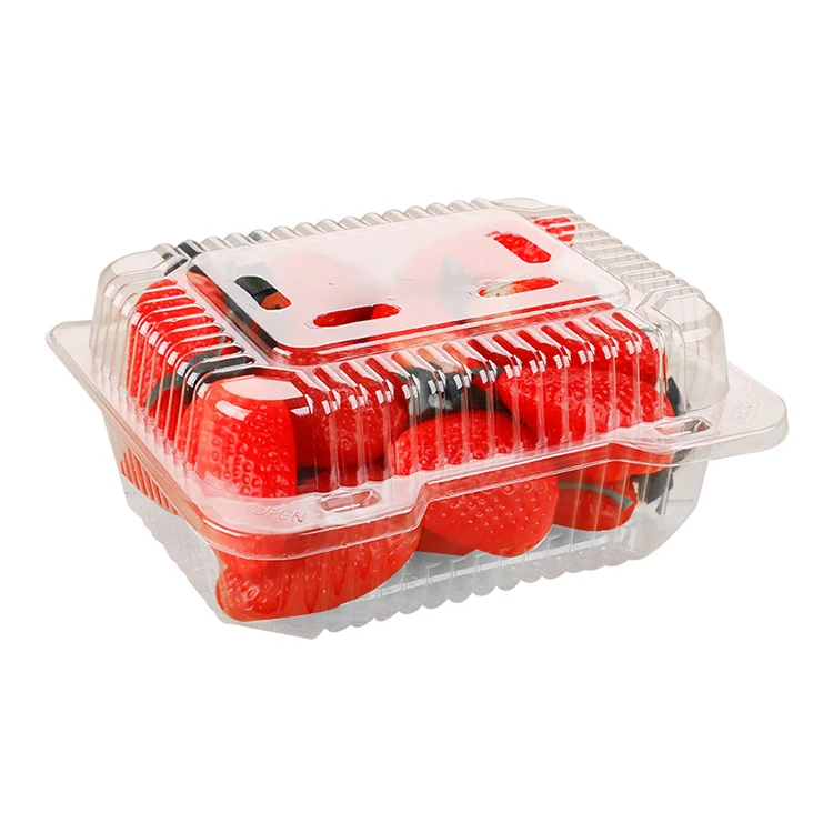 

Food Grade Fruit And Vegetable Plastic Biodegradable Container, Transparent