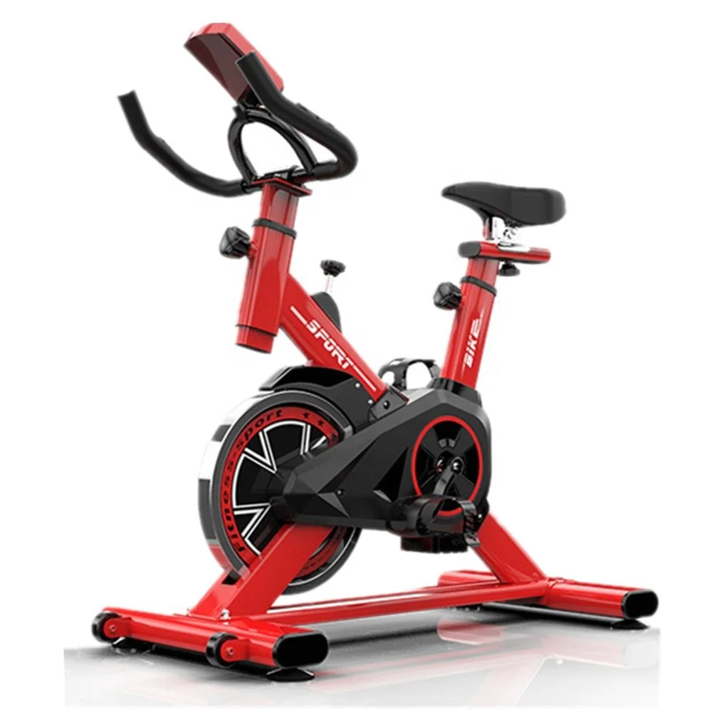 

Indoor Cycling Bike Home Use Fitness Bike Exercise Bike, Black/red