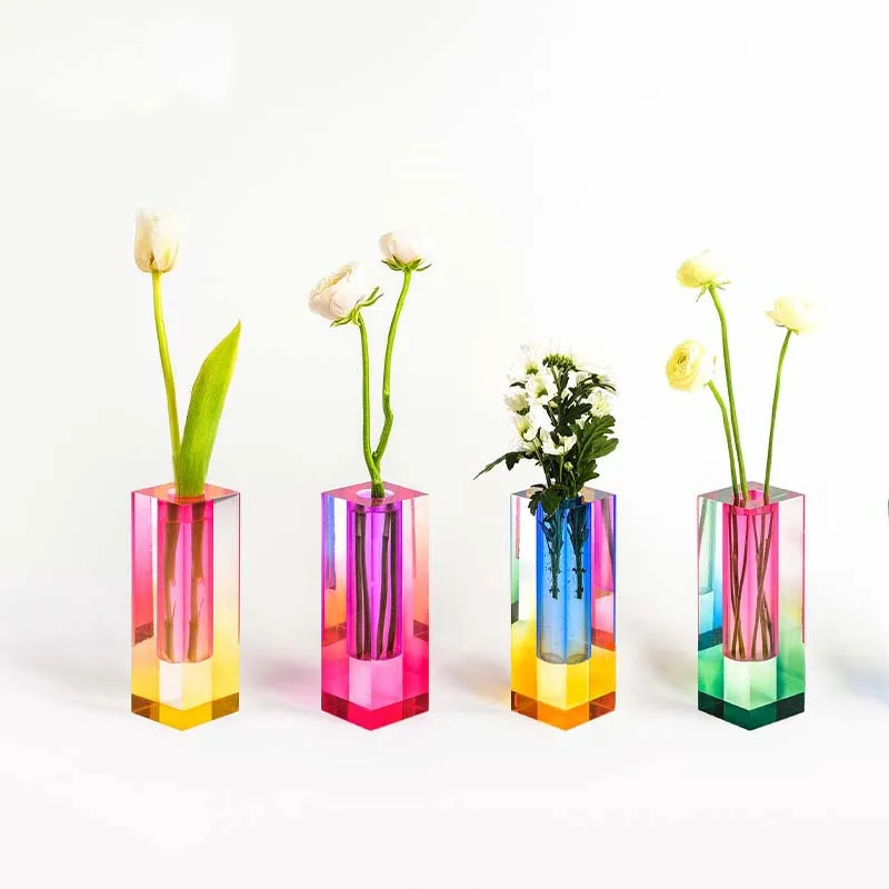 

Morden Luxury Acrylic Vase Decoration Living Room Table Decoration Vase