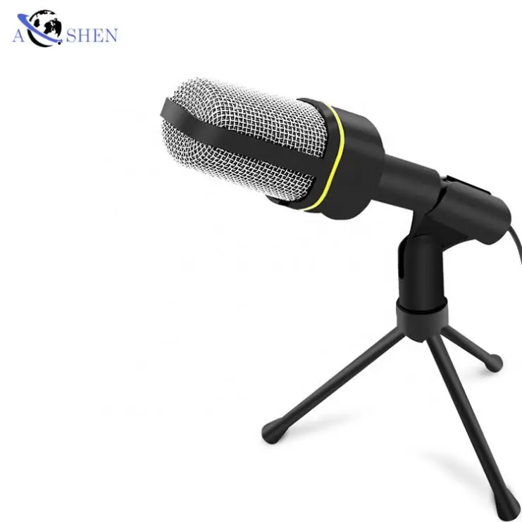 

Manufacture 3.5mm Studio Condenser Microphone Desktop Tripod Stand Live Broadcasting singing Recording