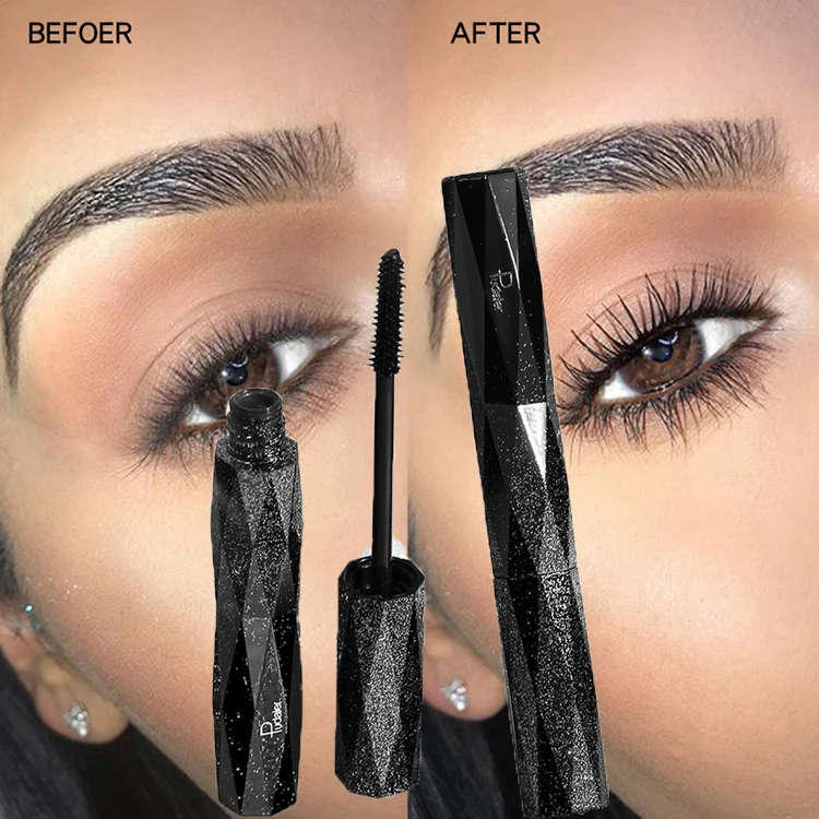 

best quality luxury mascara tube eyelash lengthening quick-drying thick black curls diamond mascara