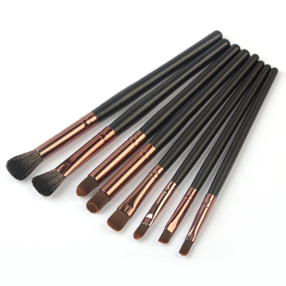 

Beaumaker 2021 Hot Sale Amazon Makeup Brushes Set for Eye 8pcs Wood Handle Vegan Makeup Brushes Beauty Tools Wholesale