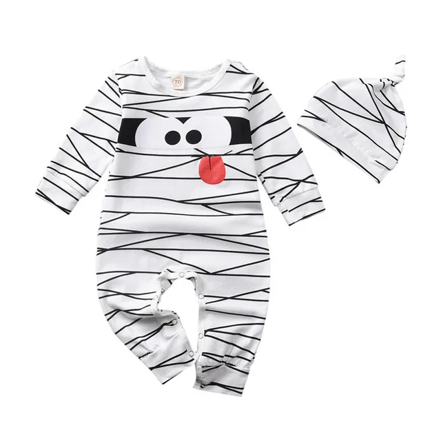 

2021 New Halloween cute new fashion boys autumn clothing sets children's clothing holiday party suit romper romper