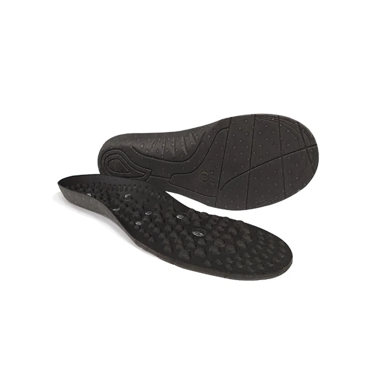 

New Magnetic Therapy Massage Insole EVA 8 Magnets Black Foot Massage Insole