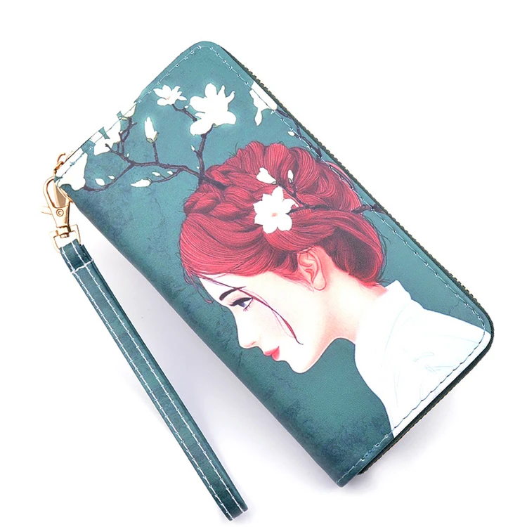 

Fashion Attractive Design Golden Supplier Bankbook Wallet Women