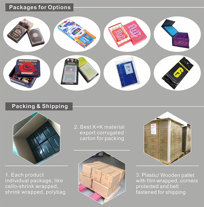 Yuhua cards packing