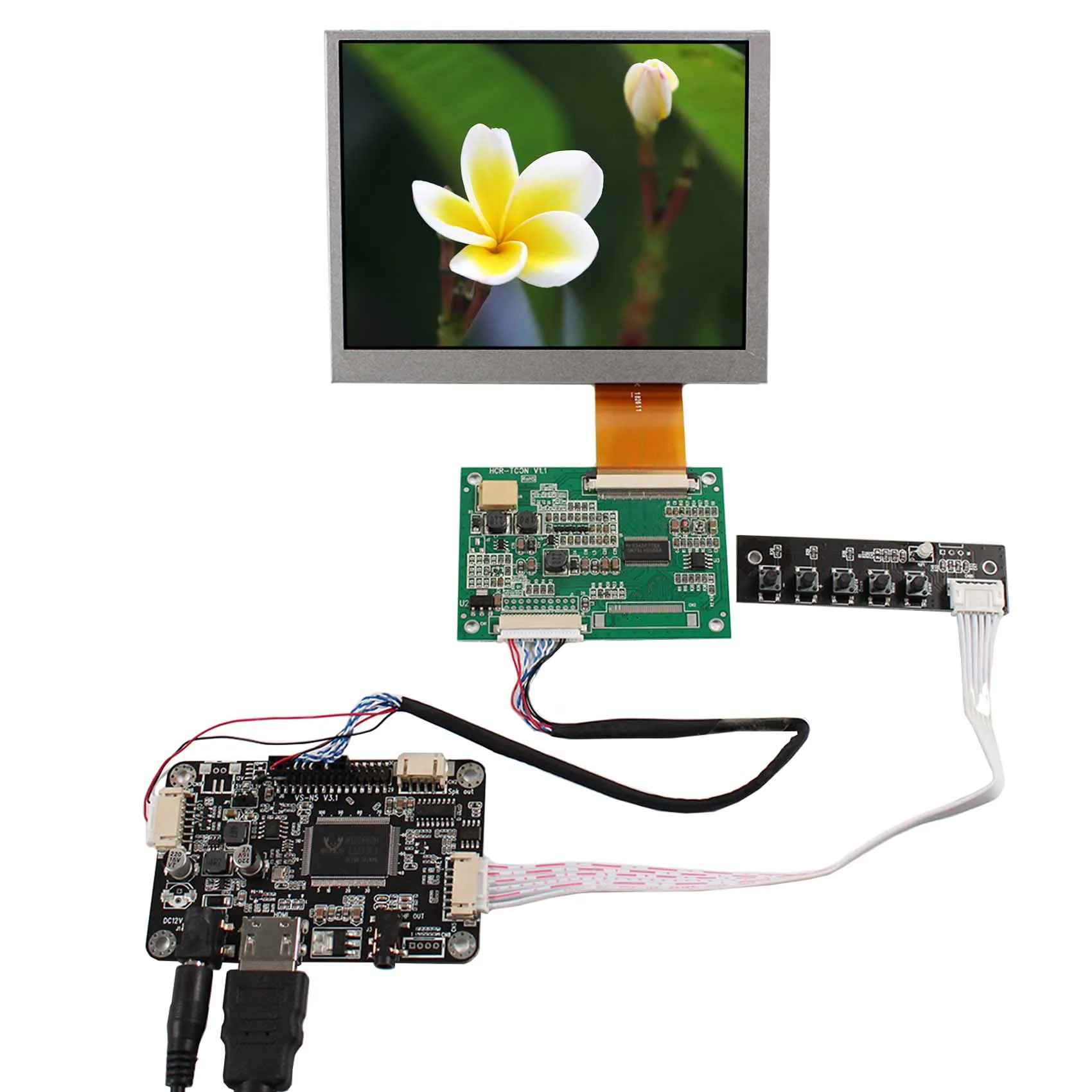 

Universal Tv Board Hd Mi Lvds T-Con Board For 5.6 640X480 Screen Stand Lcd Display Advertising Screen Wled Backlight Screen