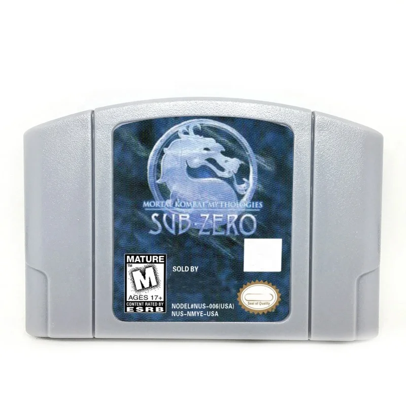 

In Stock USA Version English Language Retro Video Games Cards N64 Games Mortal Kombat Other Game Accessories