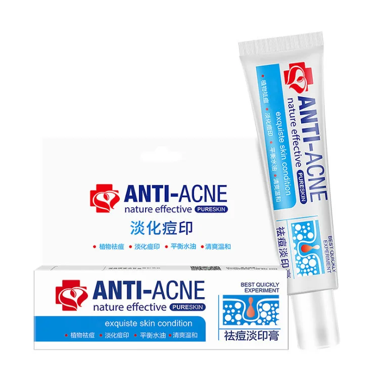 

Wholesale Quick acne pimples care scar treatment spot removal anti acne herbal cream, White