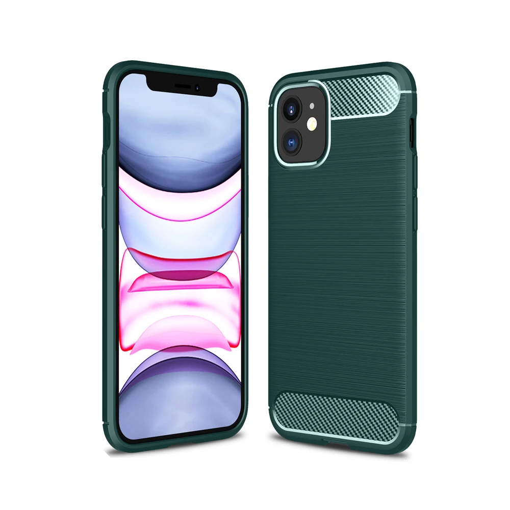 

New design TPU case For iPhone 12 Pro Max shockproof phone case for iphone 12 mini, Green, black, navy blue, red