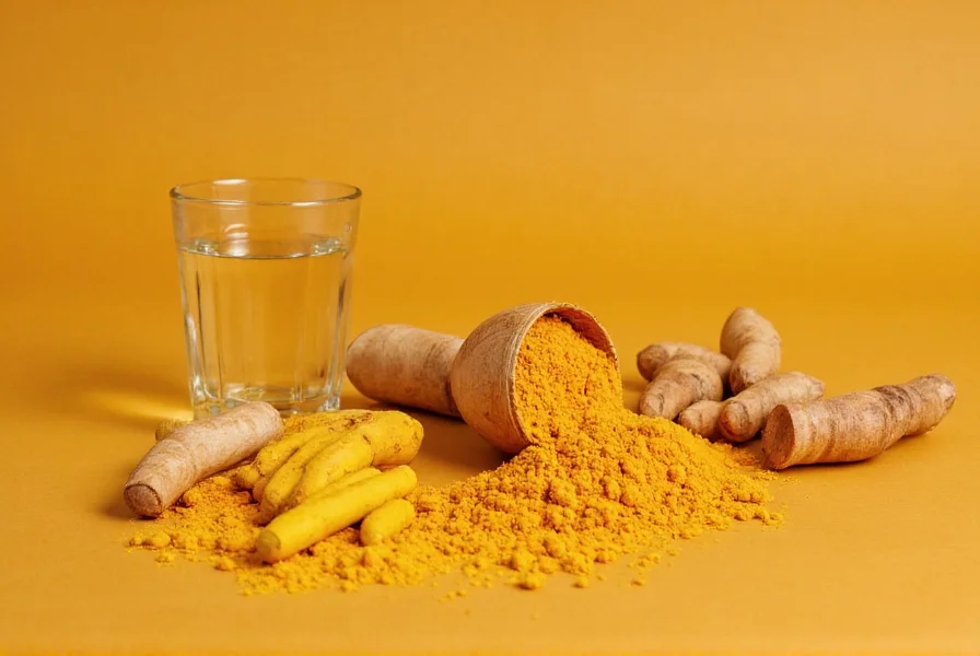 Step-by-step preparation of homemade turmeric shots with fresh ingredients