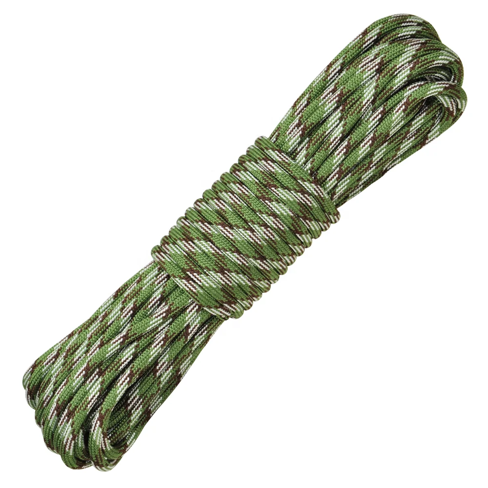 

Custom Rope Nylon 100% 5Mm 750 Paracord Outdoor Survival Parachute Rope Camping Reflectable Cord