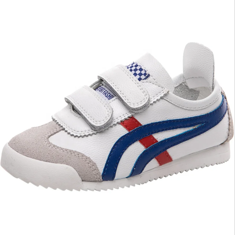 

Spring New Paste Leather Soft Sole kid's Shoes Sports Casual Shoes European and American Large Size Wholesale, Pink,blue