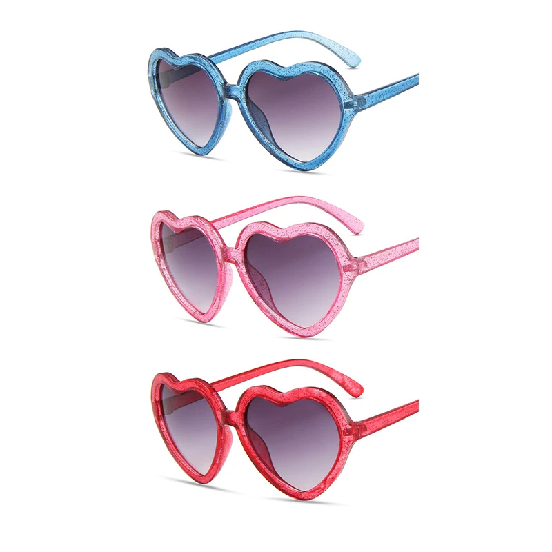 

WIIPU Children Cartoon Love Baby Sunglasses Girls Cute Sunglasses Sunglasses