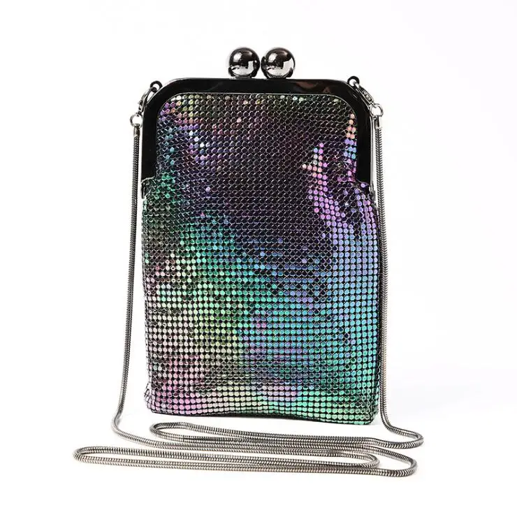 Wholesale 2021 Summer Holographic Crossbody Sequins Purse Bag Mini Mobile Phone Cluth Bag Laser Purses, 3 color
Wholesale 2021 Summer Holographic Crossbody Sequins Purse Bag Mini Mobile Phone Cluth Bag Laser Purses, 3 color