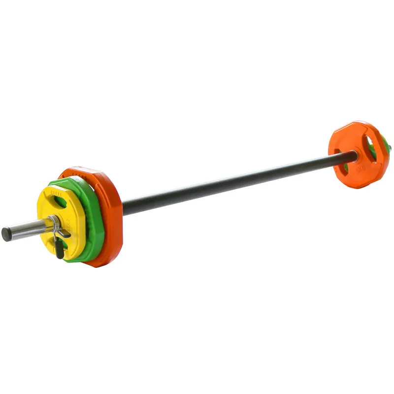 

Hot Selling Home Gym Woman Colorful Barbell Bodypump Barbell Weight Plates