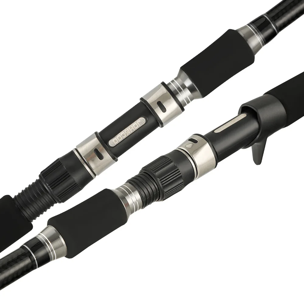

Jetshark Custom Carbon Telescopic Fishing Rod Spinning 2.4m 2.7m Super Hard 5 Sections Spinning /Casting Rods Fishing