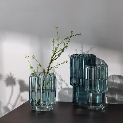 

New Cutelife Nordic Small Glass Vases Hydroponic Flower Plant Vase Wedding Home Decoration, Customized color