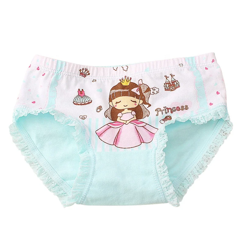 

Baby girl underwear triangle organic soft cotton cute cartoon printing baby underwear