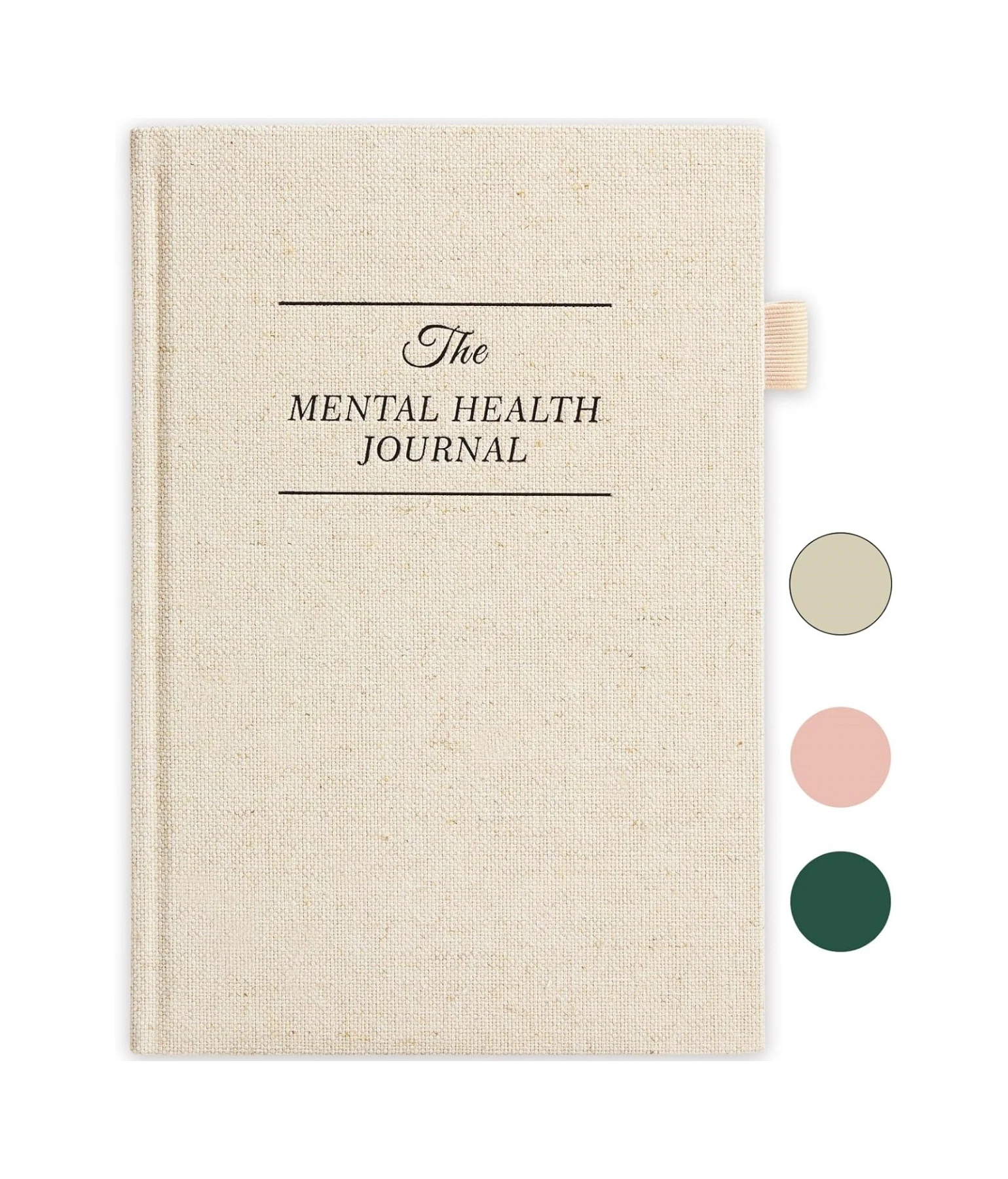 

Mental health notebook manifestation gratitude A5 journal hardcover linen notebooks