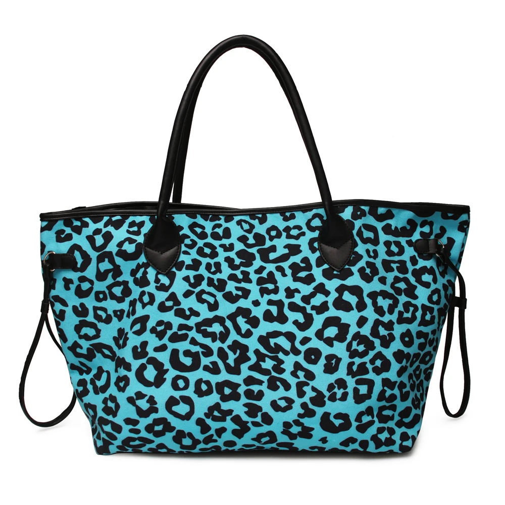 

Wholesale Turquoise Shopping Reusable Customized Tote Bag for Women DOM113-1249