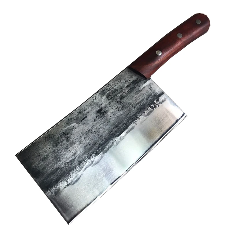 

ZEMEN Butcher Knife High Carbon Clad Steel Chop Knife Chinese Cleaver With Full Tang Handle Chef Cooking Tools