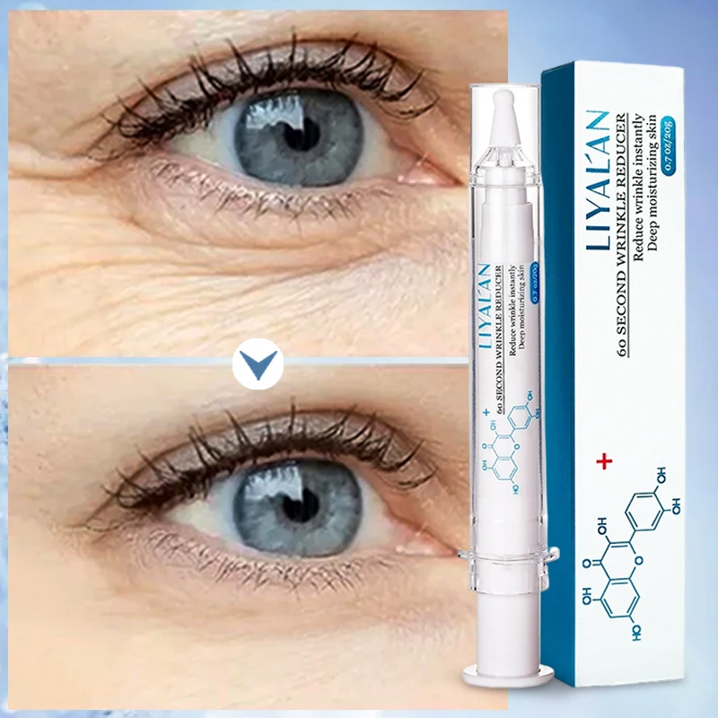

New Private Label Anti Aging 60s Instant Anti Wrinkle Remover Dark Circles Eye Bag Eye Cream