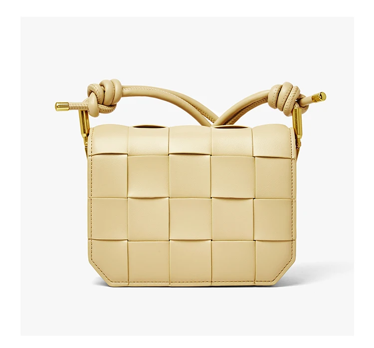 

Women school girl knot handbag underarm women's shoulder candy color bag French retro niche sac female shoulder bag