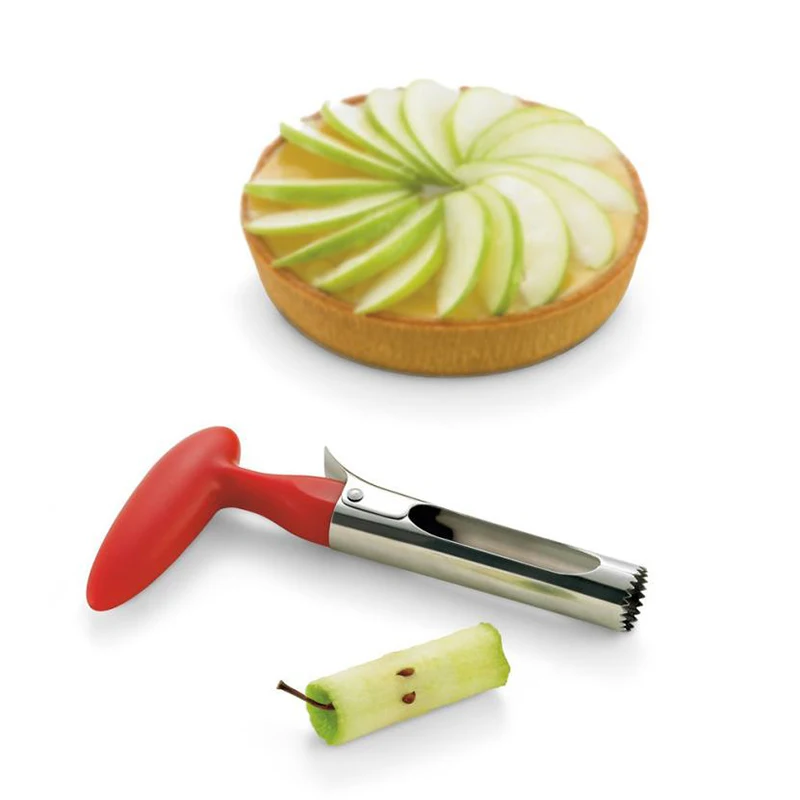 

Stainless Steel Apple Core Remover Multifunctional Pulp Separator and Corer Kitchen Accessories, As photo