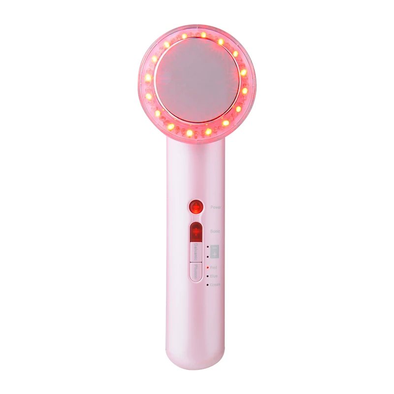 

7 In 1 Slimming Machine Portable Ultrasonic Photon Ems Body Slimming Device, White / gold