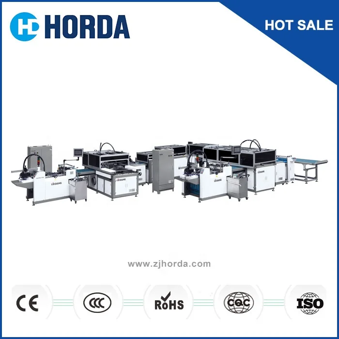 
QZFM-700 Automatic book cover maker machine case making and lining Machine for Lever Arch Mechanism 