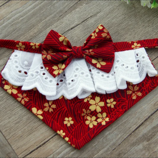 

wholesale nice price fashion popular China Factory Cheap Plaid Pet Dog Neck Scarf Dress