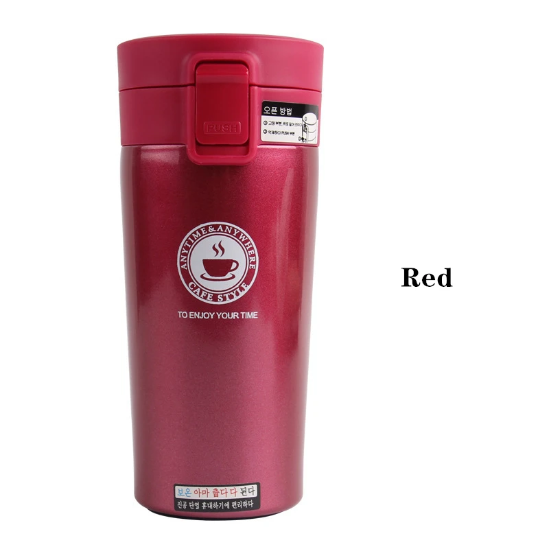 

Wholesale Custom Logo Insulated Vacuum Travel Coffee Cup Stainless Steel Tumbler Vasos Para Cafe Termos Coffee Mug Thermos