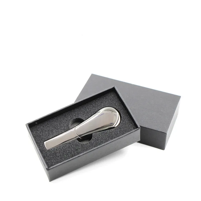 

New Soup Spoon Aluminum Alloy Sliding Cover Filter Metal Pipe Magnet Stainless Steel Metal Pipe, Colorful gradient, gold, black, silver